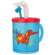 shumee Otroška skodelica s slamico 260 ml
