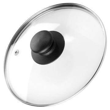 shumee Stekleni pokrov za lonce in ponve Univerzalni gumb 18 cm