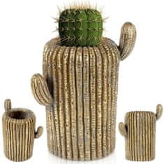 shumee Zlati pokrov za cvetlični lonček za kaktus 34,5 cm