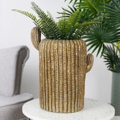 shumee Zlati pokrov za cvetlični lonček za kaktus 34,5 cm