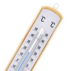 shumee Univerzalni analogni termometer za zunanjo uporabo v notranjih prostorih, pritrjen na steno