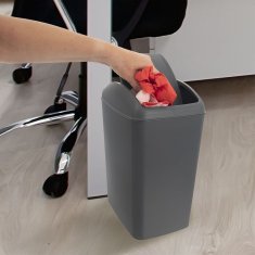 Artemis Koš za odpadke iz plastike, ozek, pisarniški, kopalniški, kuhinjski, 10 l