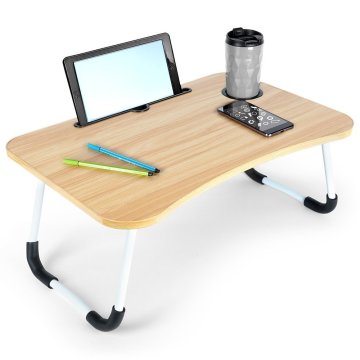 shumee Zložljiva nočna omarica za prenosnik in tablico 61,5 x 40 x 26 cm