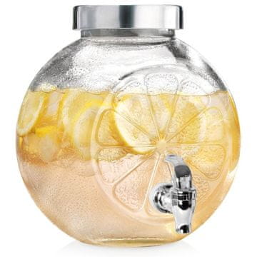 shumee Stekleni kozarec za pijačo s pipo 5,4 l