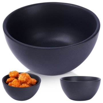 shumee Bowl Solatna skleda za solate, prigrizke, sladice, črna 180 ml