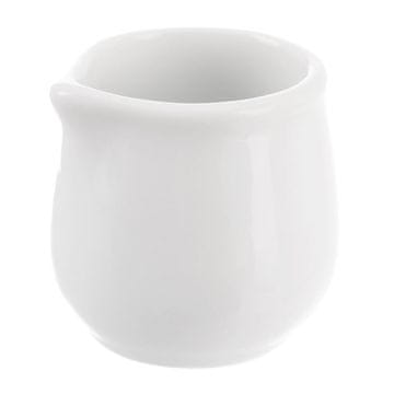 shumee Vrč za mleko MONA iz belega porcelana 5x4,5 cm, 40 ml
