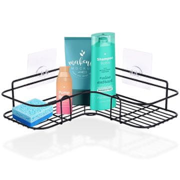 shumee Samolepilna kopalniška polica za kozmetične dodatke za tuširanje