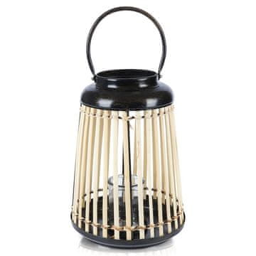 HOMESTYLING Bambusova sveča 33 cm