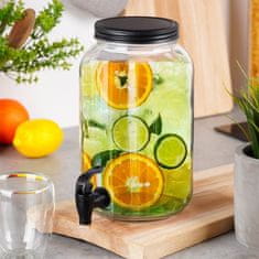 Artemis Stekleni kozarec za pijačo s pipo 3,2 L
