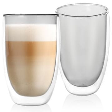 Artemis 2x dvostenski termo kozarec za kavo, čaj, latte in druge pijače 460 ml