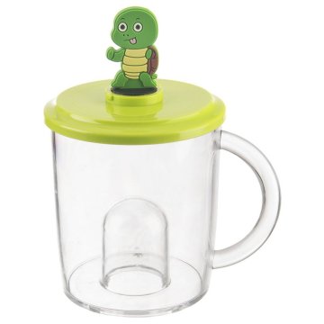 shumee Vrček s figurico želve za otroka 240 ml
