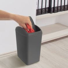 Artemis Koš za odpadke iz plastike, ozek, pisarniški, kopalniški, kuhinjski, 5L