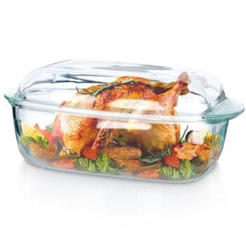 shumee Stekleni pekač za peko, pekač, 4,5 l