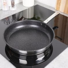 shumee Ponev iz granitnega jekla, nelepljiva, za cvrtje in dušenje, velika 28 cm