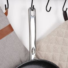 shumee Ponev iz granitnega jekla, nelepljiva, za cvrtje in dušenje, velika 28 cm