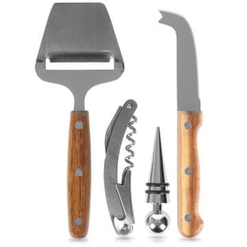 shumee Pribor za vino in sir 4 kosi.