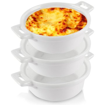 shumee Bele porcelanaste pekače 130 ml 3 kosi.