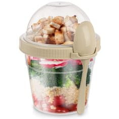 Artemis Lunchbox posoda za jogurt, muslije, sadje, solato + jedilni pribor 400 ml