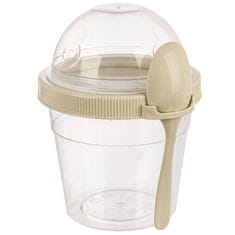 Artemis Lunchbox posoda za jogurt, muslije, sadje, solato + jedilni pribor 400 ml