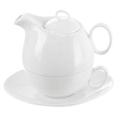 Artemis Porcelanski vrč s skodelico za kuhanje kave, čaja, zelišč