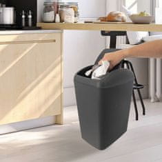 Artemis Koš za odpadke iz plastike, ozek, pisarniški, kopalniški, kuhinjski, 20 l