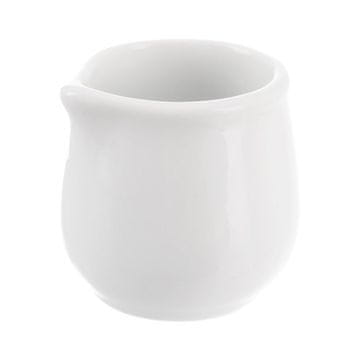 shumee Vrč za mleko MONA iz belega porcelana 4x4 cm, 20 ml