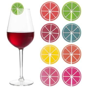 shumee Označevalci za kozarce in kozarce 8 kosov.