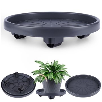 shumee Stojalo za cvetlične lonce za rastline, cvetlične lonce in lončke na kolesih za premikanje 30 cm