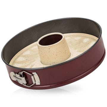 shumee Granitni model za torte 2 v 1, raztegljiv pekač za torte, Bundt Cake Mould 28 cm