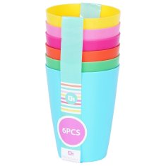 shumee Plastični lončki 280 ml 6 kosov.