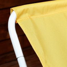 shumee Zložljiv ležalnik za na plažo