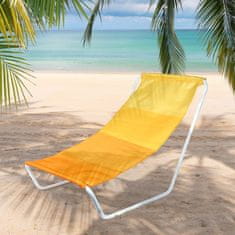 shumee Zložljiv ležalnik za na plažo