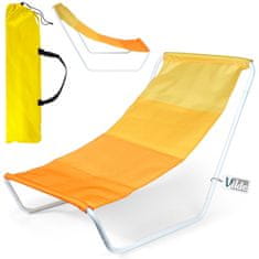 shumee Zložljiv ležalnik za na plažo