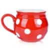 shumee Keramična skodelica z rdečimi pikami 950 ml