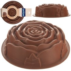 shumee Silikonski model za torto, rožnato rjave barve, SILLINIE, 25 cm
