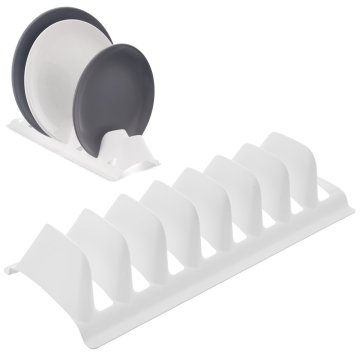 shumee Bel pokrov in stojalo za krožnike 29,5 x 13,5 x 6 cm