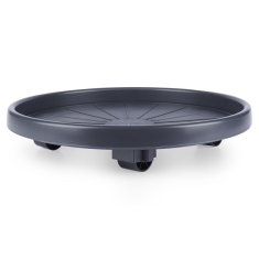 shumee Stojalo za cvetlične lončke na kolesih 35 cm