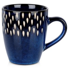 shumee Temno modra keramična skodelica 350 ml