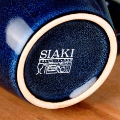 shumee Temno modra keramična skodelica 350 ml