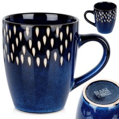 shumee Temno modra keramična skodelica 350 ml