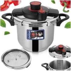 shumee Jekleni lonec na pritisk z avtomatskim zapiranjem STORM 7 l