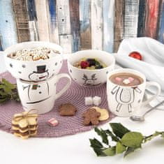 shumee Porcelanasta skodelica s skledo za otroke, 2 kosa.