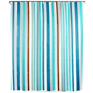 shumee Zavesa za tuš s kavlji, vodoodporna, 180x180 cm