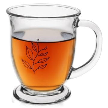 shumee 450 ml steklena skodelica