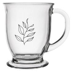shumee 450 ml steklena skodelica