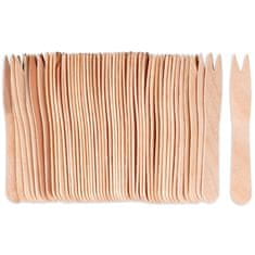 Artemis 50x lesene vilice za prigrizke, predjedi in pomfrit 8,5 cm