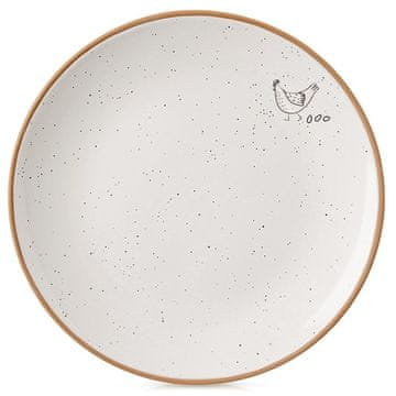 Artemis Mali desertni krožnik za torto Dessert Ceramic Beige Cream 20 cm