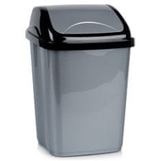 Artemis Plastični nagibni koš za odpadke za pisarno, kopalnico, kuhinjo, 16 l