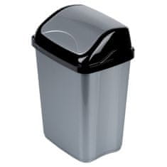 Artemis Plastični nagibni koš za odpadke za pisarno, kopalnico, kuhinjo, 16 l