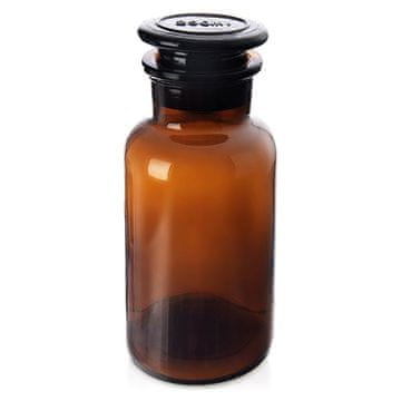 shumee Rjava steklena posoda za hrano s širokim zamaškom 250 ml